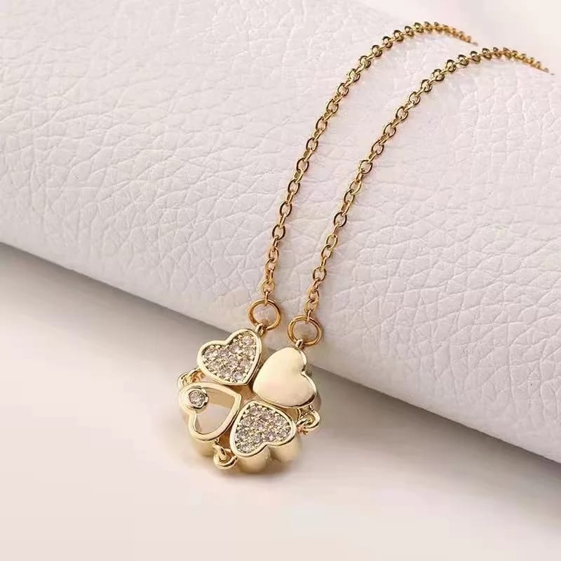 4 Clover Magnetic Pendent Necklace