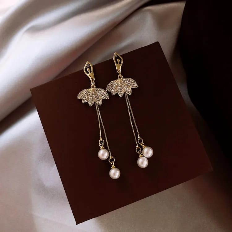 Dancing Doll Long Tassel Earrings