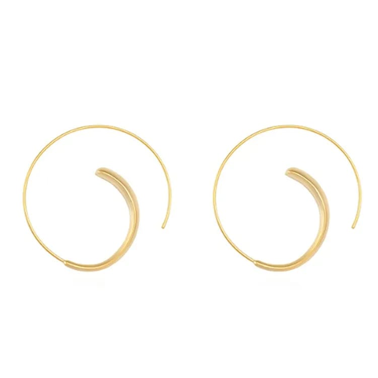 Golden Abstract Hoops