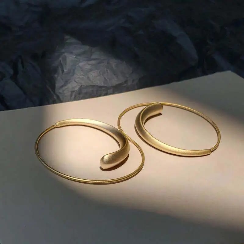 Golden Abstract Hoops