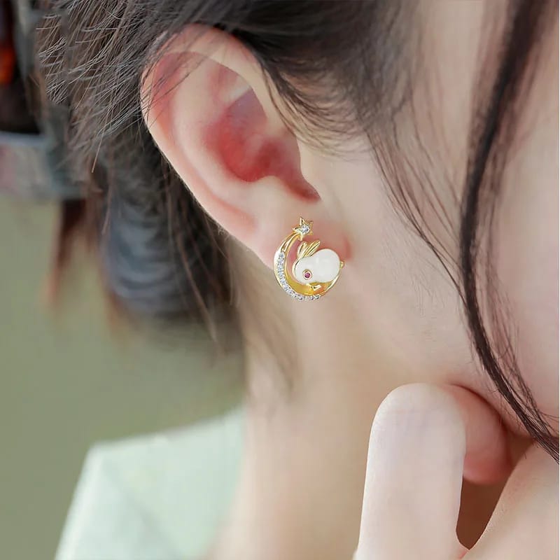 Super Cute Rabbit Shaped Earrings