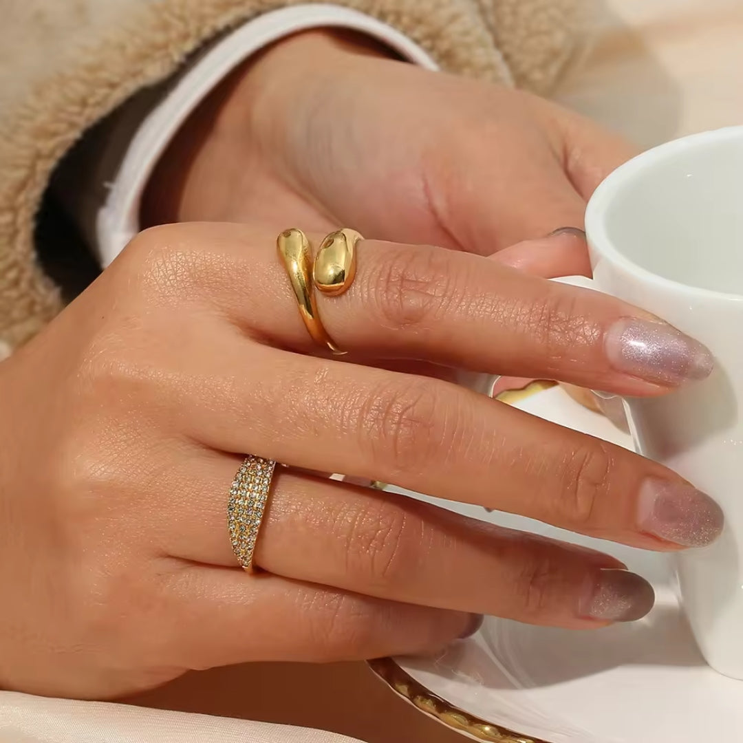 Dainty Wrap Around Style Open Ring