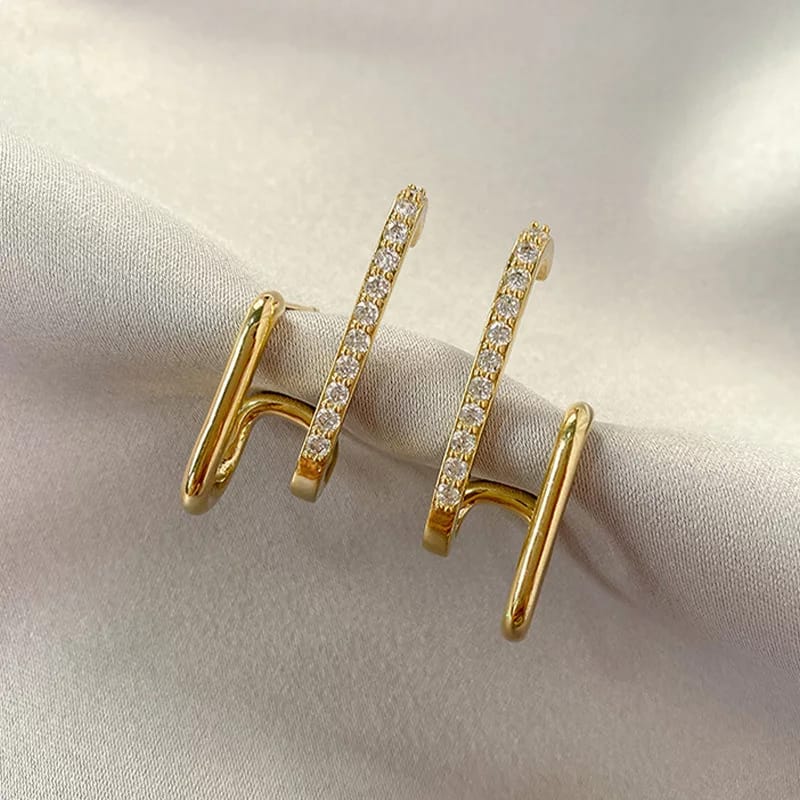 Abstract Shaped Korean Earrings