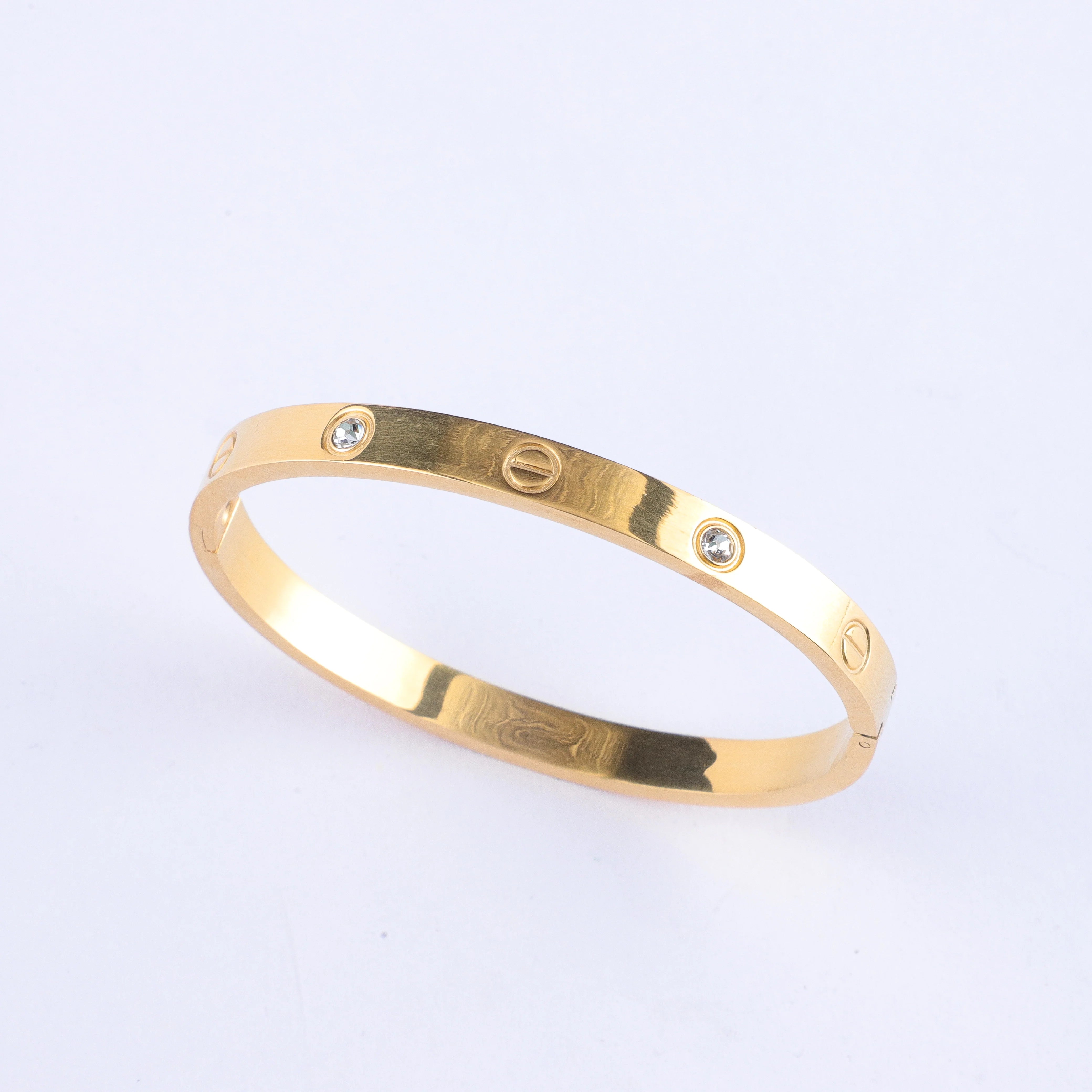 Anti Tarnish Gold Plated Stainless Steel Bracelet