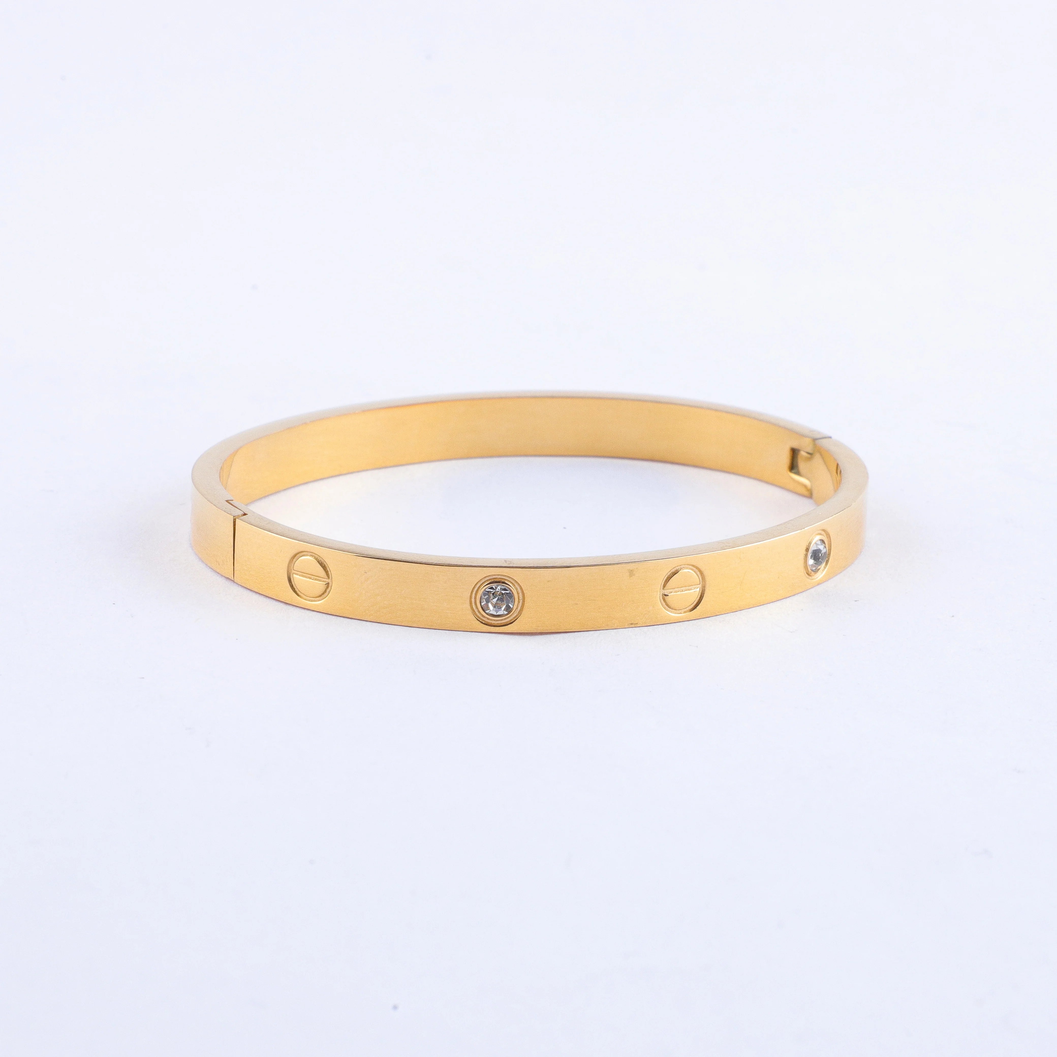 Anti Tarnish Gold Plated Stainless Steel Bracelet