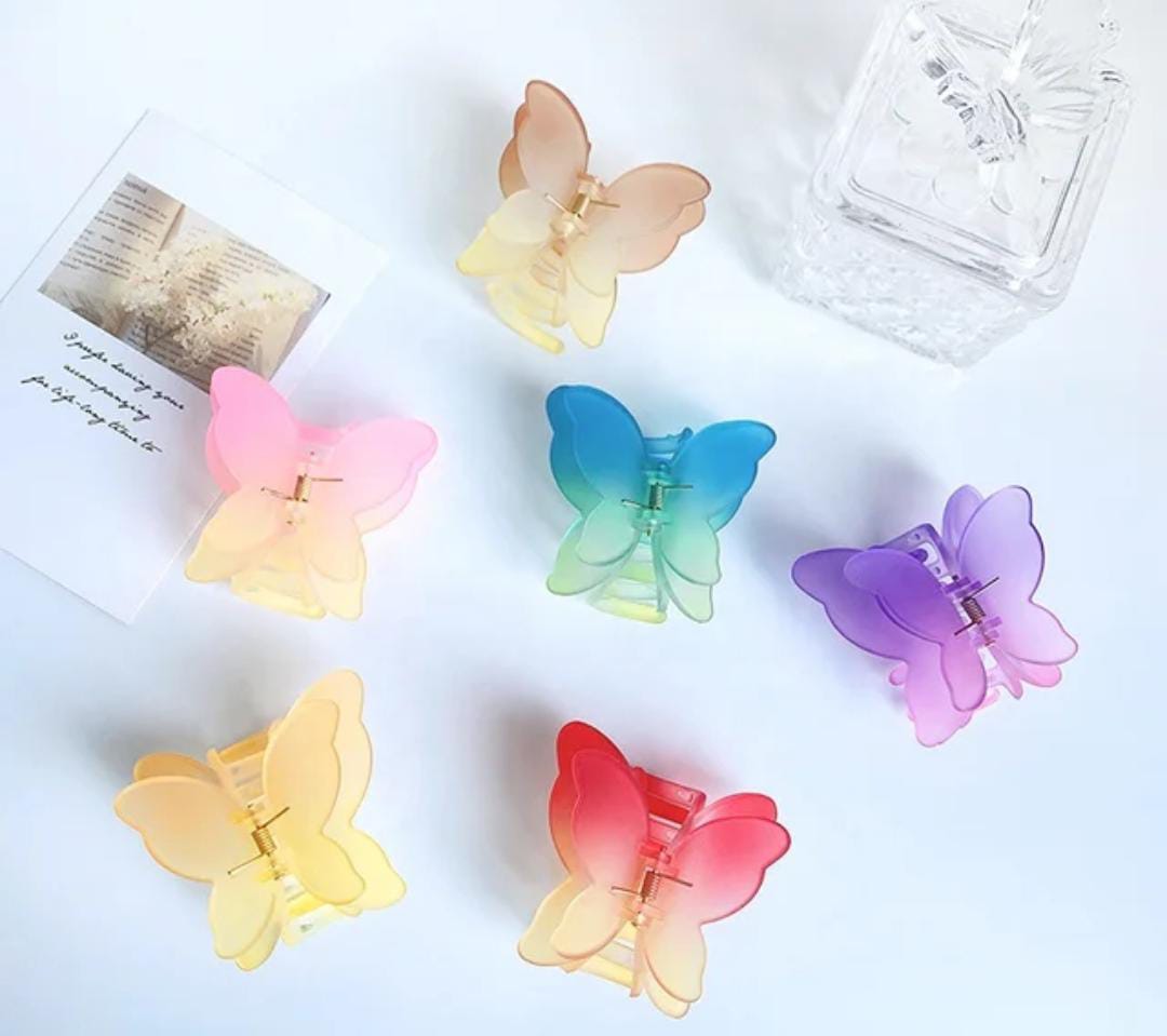 Shaded Butterfly Claw Clips (pack of 2)